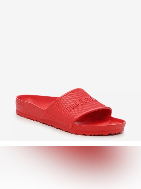 Birkenstock Other - Birkenstock Barbados Red EVA Slide Sandal Sz 45/12-12.5 nwot